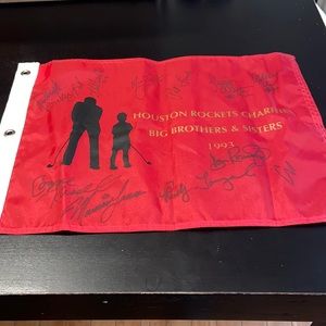 Signed by 1993 Houston Rocket players